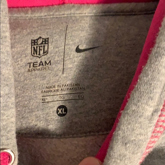 Kids Nike Bread Cancer Awareness Redskins hoodieXL - Picture 5 of 5